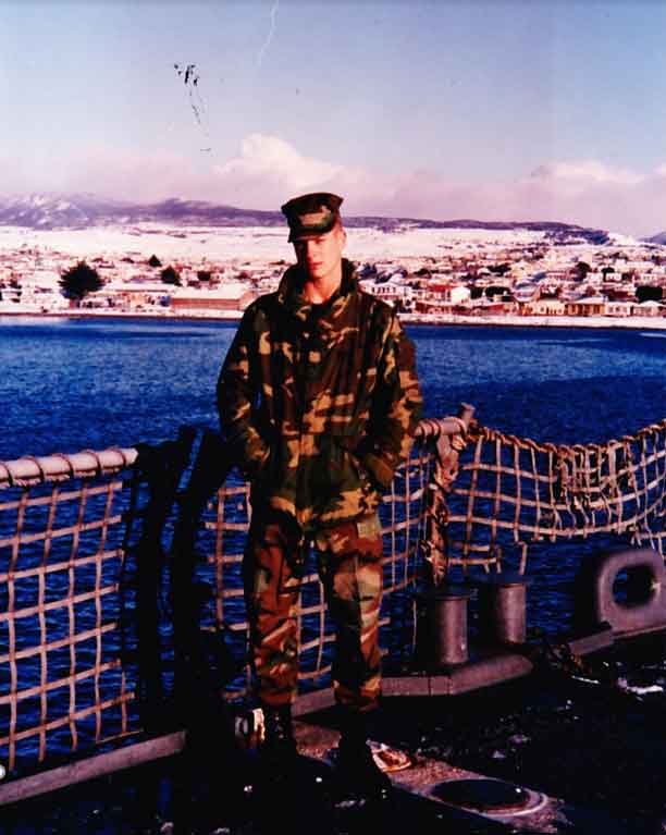 Image of Eric Froehlich in Marine Corps uniform