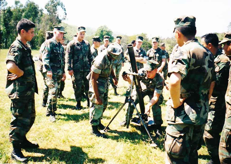 Group of soldiers in a field